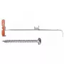 Conjunto de gancho roscado e bucha Fischer DUOTEC 10 S PH