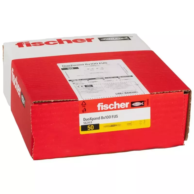 Ancoragem de expansão Fischer 562153 100 mm nylon 50 unid.