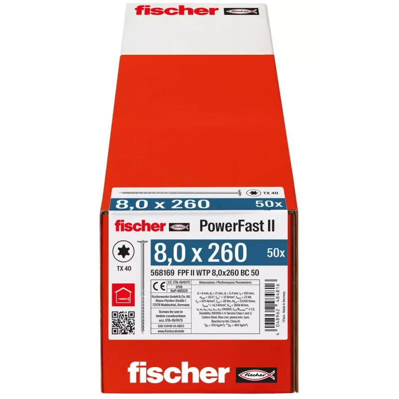 Parafuso/perno Fischer 568169 50 unid.