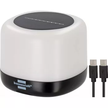 Brennenstuhl GL 400 AS luz LED solar recarregável para exterior, 400 lm, IP44