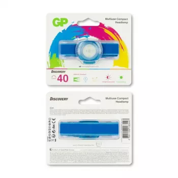 Lanterna de cabeça GP Lighting CH31 azul LED 100 lm 40 m