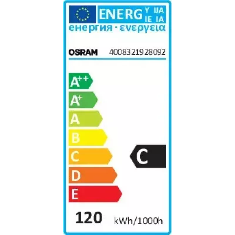 Osram Haloline Eco 64695 tubo de halogéneo 120 W, 230 V, R7s, 74,9 mm, 2300 lm, 2000 h