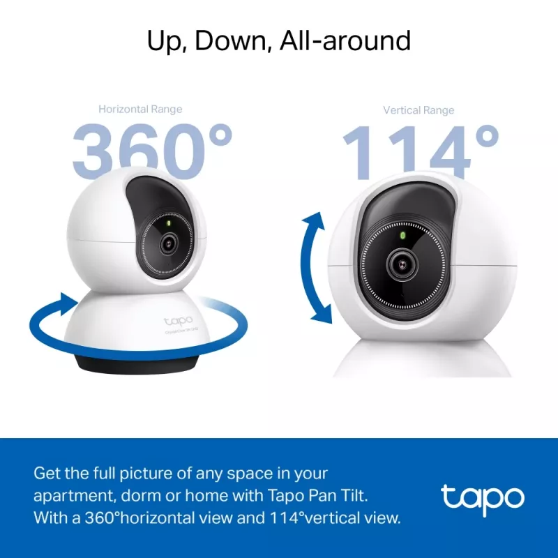 TP-Link TC72 câmara de segurança lâmpada câmara de segurança IP interior 2560 x 1440 píxeis teto/mesa