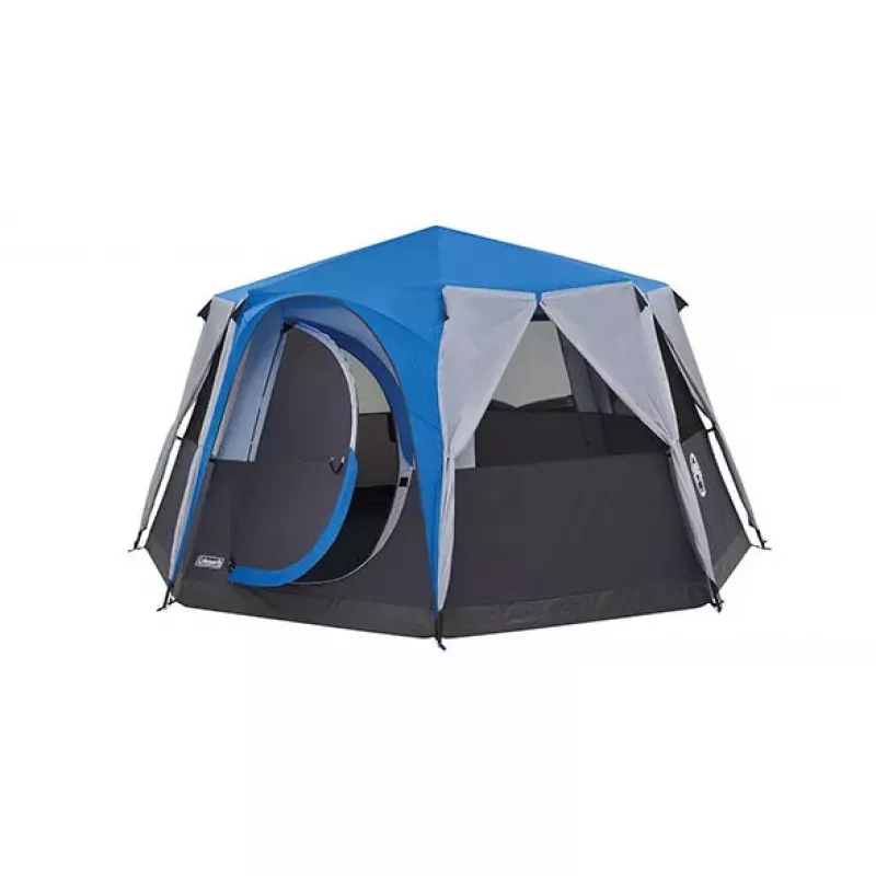 Tenda de cúpula Coleman Cortes Octagon 8 8 pessoas preto azul cinzento