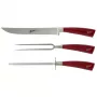 Conjunto de facas de cozinha Berkel Elegance 3 peças – lâminas de aço inoxidável 22 cm