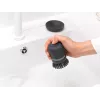 Brabantia 302626 escova de loiça com dispensador de sabão, cinzento escuro