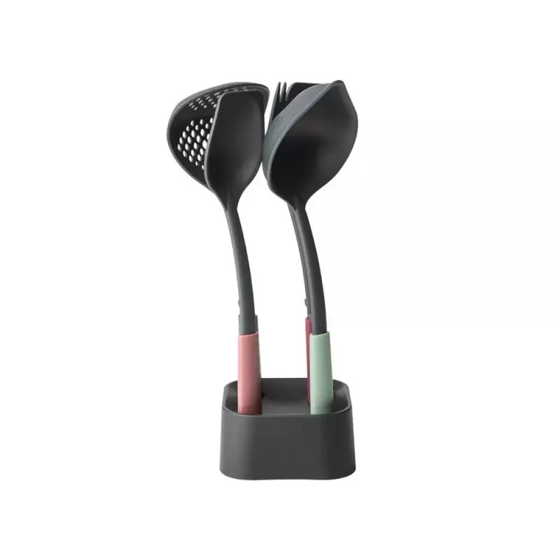 Brabantia Tasty+ 5 unid. preto verde vermelho resistente ao calor até 220 °C