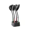 Brabantia Tasty+ 5 unid. preto verde vermelho resistente ao calor até 220 °C
