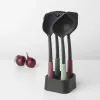 Brabantia Tasty+ 5 unid. preto verde vermelho resistente ao calor até 220 °C