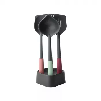 Brabantia Tasty+ 5 unid. preto verde vermelho resistente ao calor até 220 °C