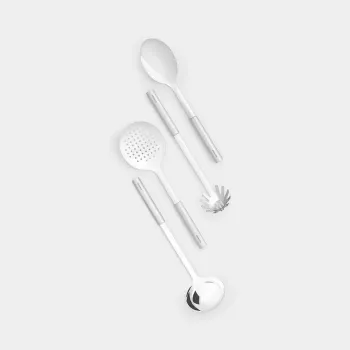 Conjunto de utensílios de cozinha Brabantia 260148 4 unid. aço inoxidável acetinado