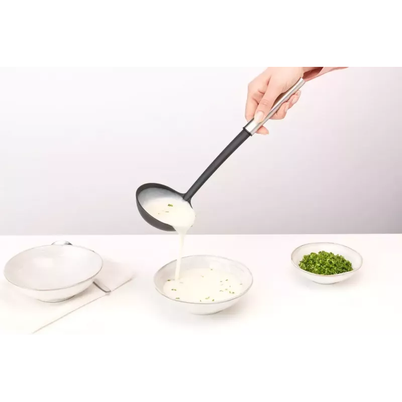Conjunto de utensílios de cozinha Brabantia 260285 4 unid. preto aço acetinado