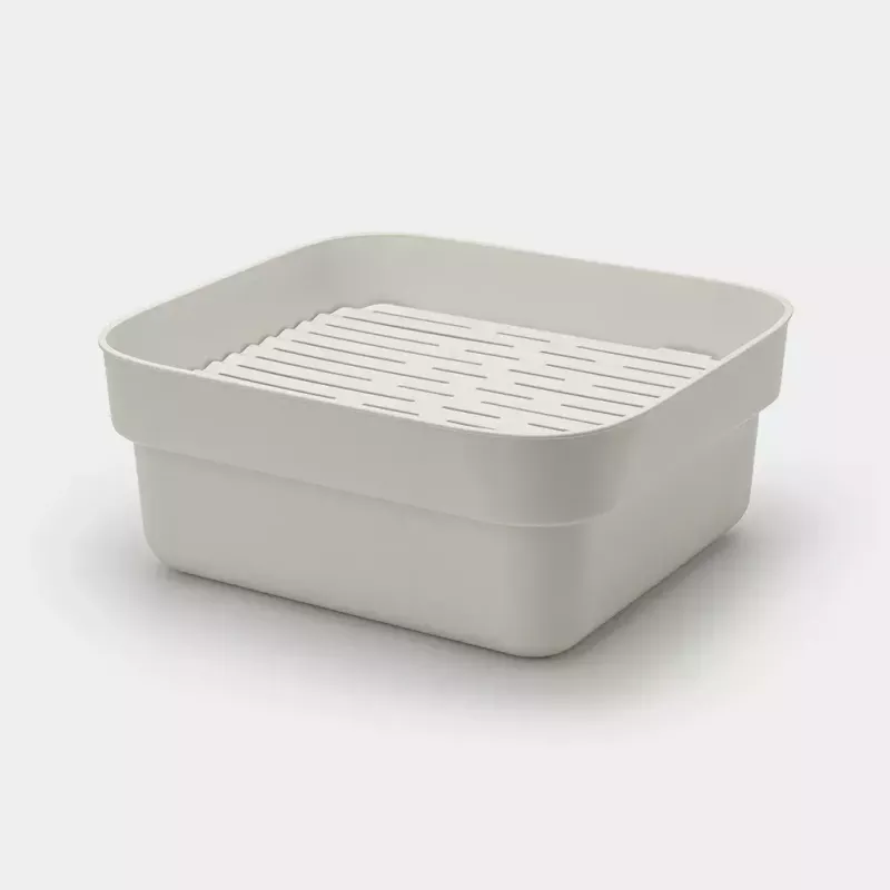 Bacia de lava-loiça Brabantia 302688 cinzento retangular 374x344x161 mm