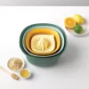 Conjunto Brabantia Tasty+ empilhável 3,2L azul verde amarelo