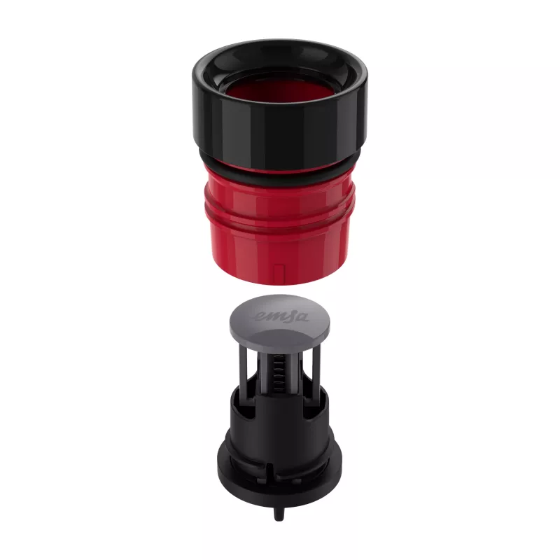 EMSA Bludrop Color N31109 uso diário 700 ml aço inoxidável preto