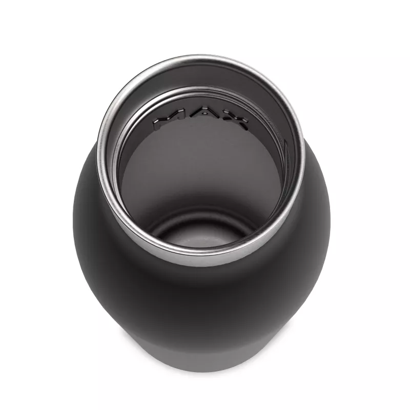 EMSA Bludrop Color N31109 uso diário 700 ml aço inoxidável preto