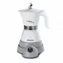 Ariete 1358 Moka Aroma – cafeteira moka elétrica para 2/4 chávenas – base sem fios – desligamento automático – manutenção da temperatura durante 30 min. – 400 Watt – branco