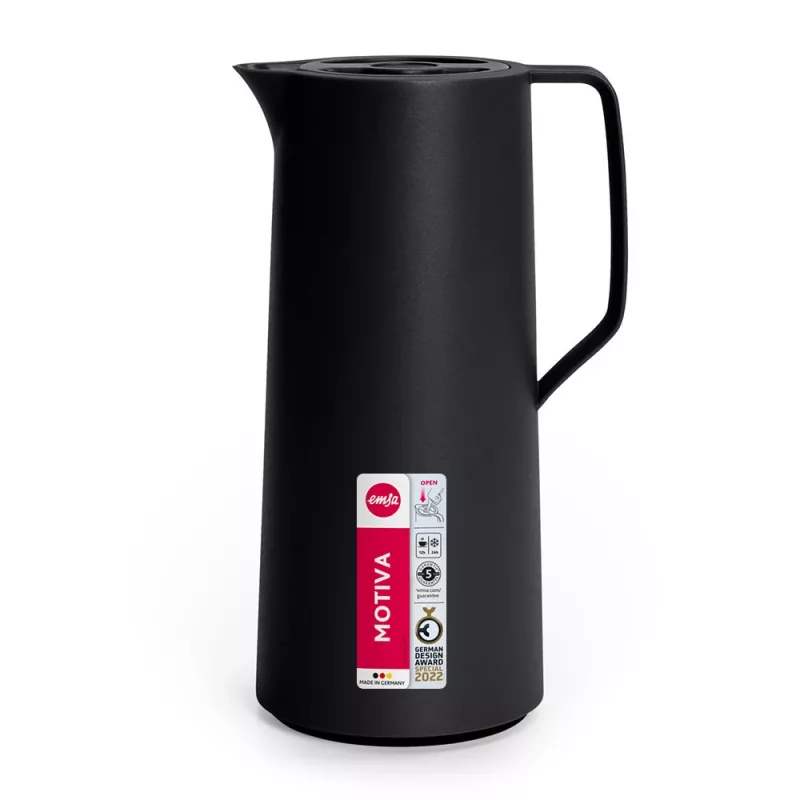 Bule de chá individual EMSA Motiva 1000 ml preto