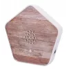 Máquina de sons Olympia Sounds of Nature, branco, dimensões compactas 135×30×130 mm