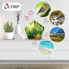 Máquina de sons Olympia Sounds of Nature, branco, dimensões compactas 135×30×130 mm