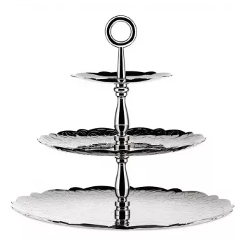Taça redonda Alessi Dressed MW52/3 aço inoxidável 350mm