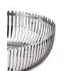 Alessi PCH06/26 Cesto oval, aço inoxidável polido, 26 cm