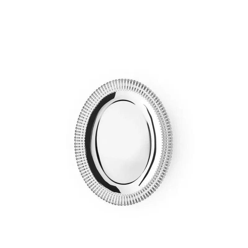 Alessi PCH06/26 Cesto oval, aço inoxidável polido, 26 cm