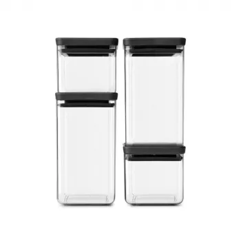 Caixa quadrada de plástico Brabantia Tasty+