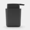 Brabantia 302503 doseador de sabão de cozinha, cinzento escuro