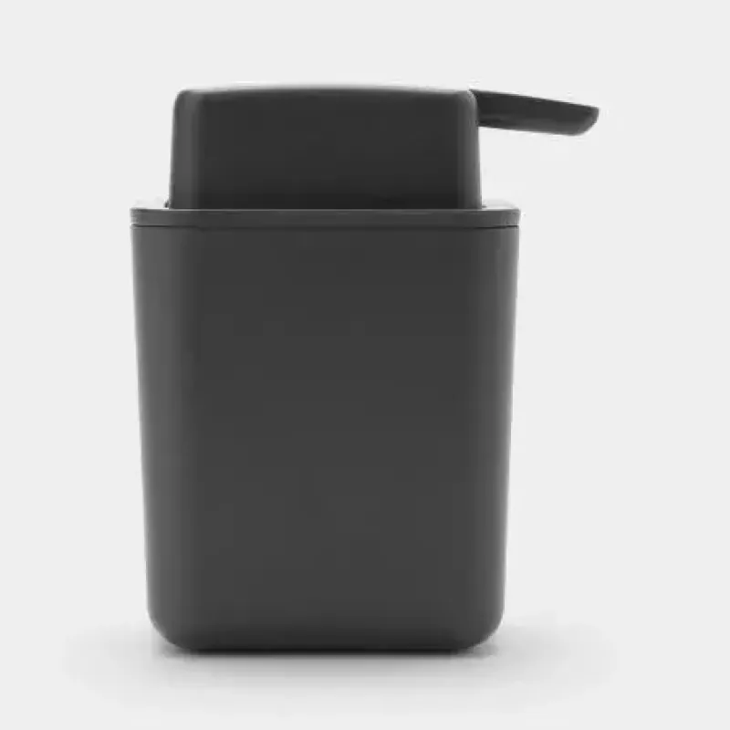 Brabantia 302503 doseador de sabão de cozinha, cinzento escuro
