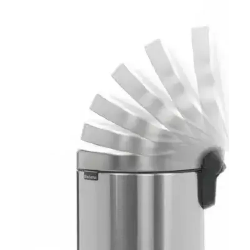 Balde do lixo Brabantia 112041 12 L redondo aço inoxidável