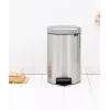 Balde do lixo Brabantia 112041 12 L redondo aço inoxidável