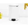 Balde do lixo Brabantia 111846 20L redondo branco