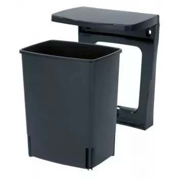 Balde do lixo Brabantia 10L preto 260 mm de largura 210 mm de profundidade 330 mm de altura