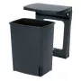 Brabantia 395246 caixote do lixo de encastrar, 10 L, preto