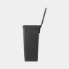 Balde do lixo Brabantia 40L de canto cinzento 800023