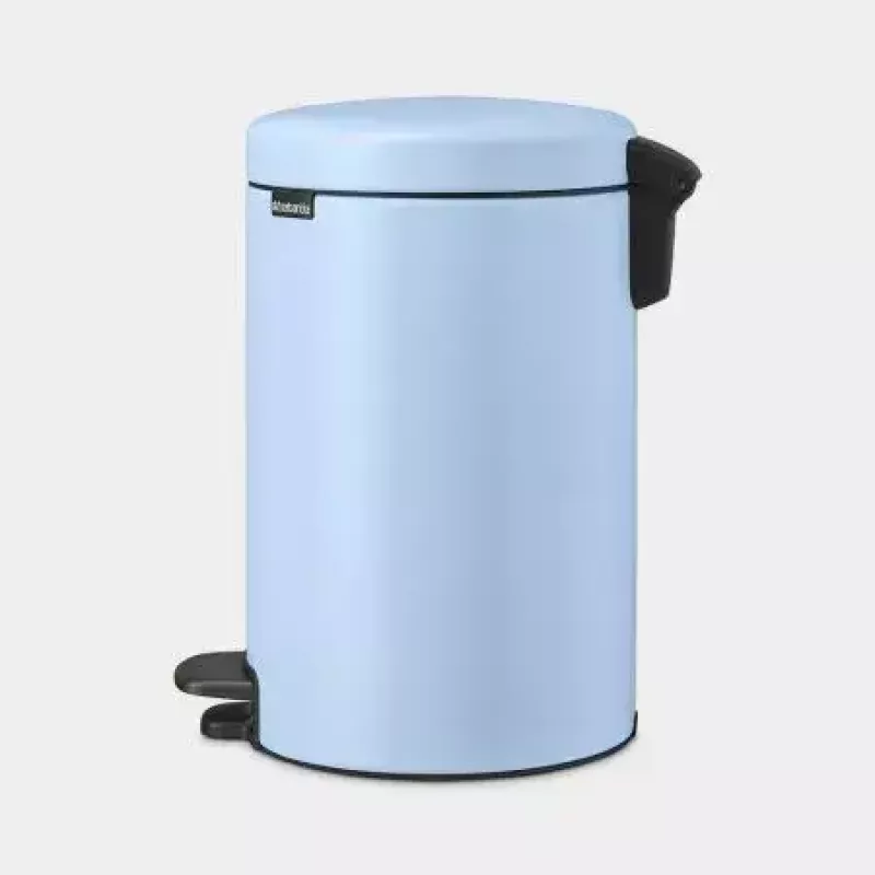 Balde do lixo Brabantia NewIcon 12 L redondo azul