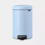 Balde do lixo Brabantia NewIcon 12 L redondo azul