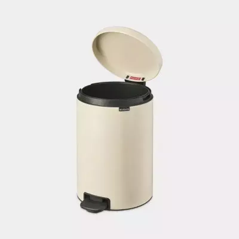 Balde do lixo redondo bege Brabantia NewIcon 20 L