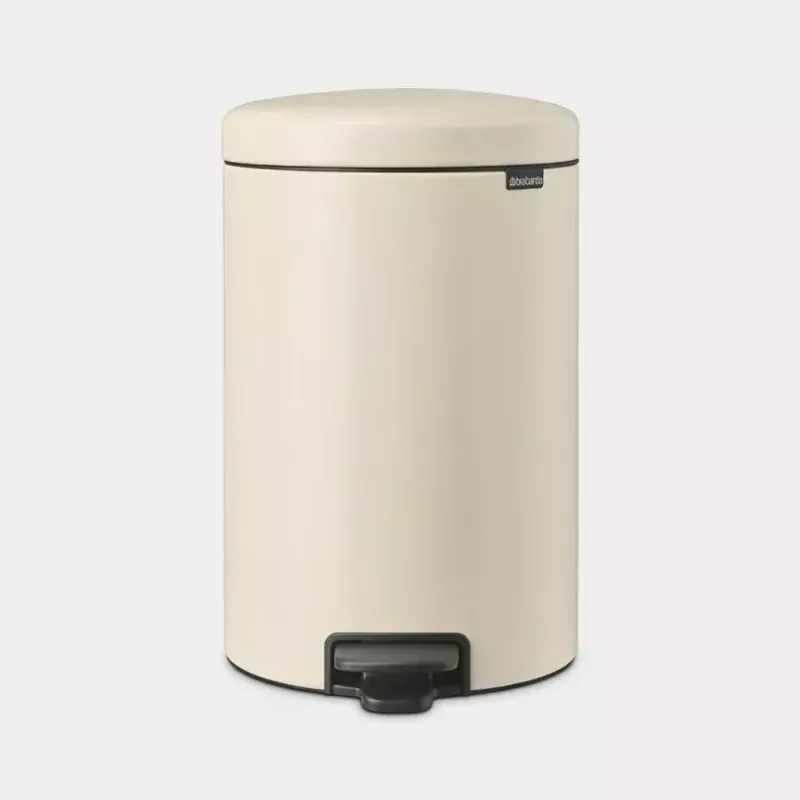 Balde do lixo redondo bege Brabantia NewIcon 20 L