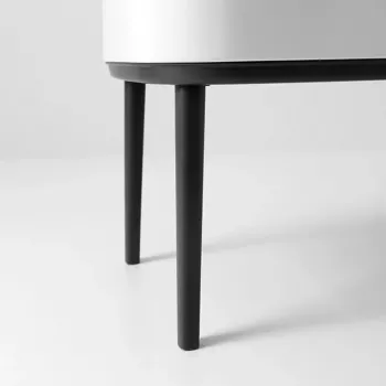 Balde do lixo Brabantia 313547 34 L retangular plástico branco