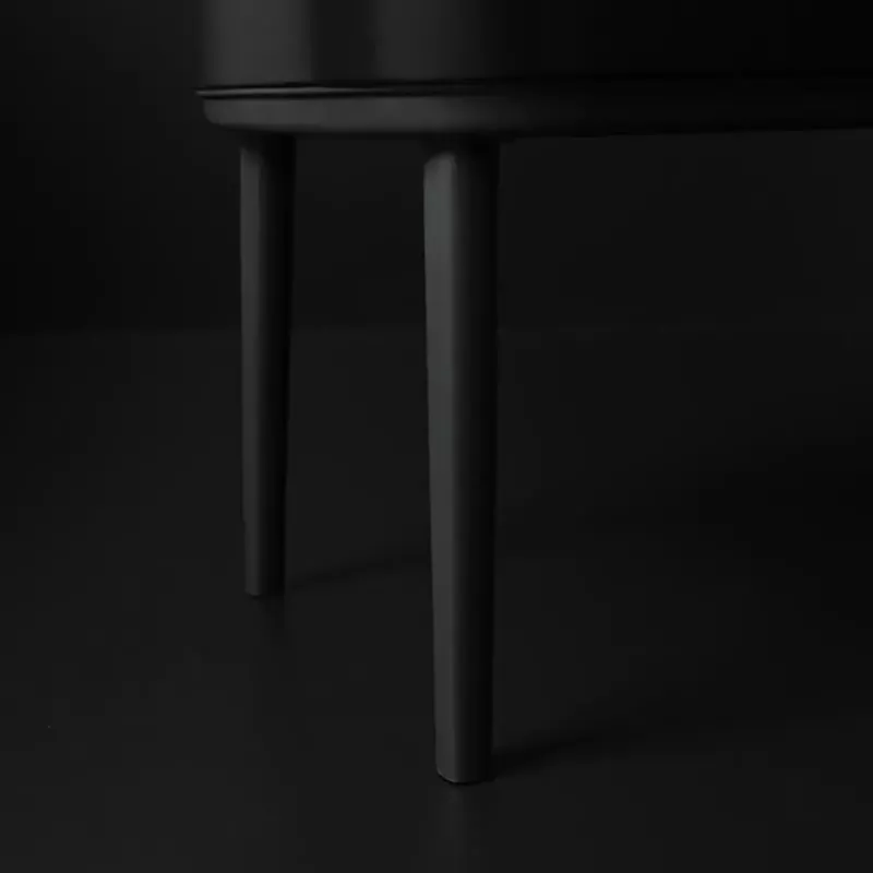 Balde do lixo Brabantia 316067 33L retangular aço inoxidável preto