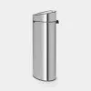 Balde de lixo oval em aço Brabantia 100680
