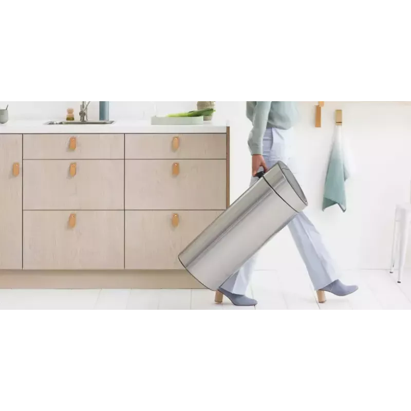 Balde de lixo oval em aço Brabantia 100680