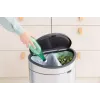 Balde de lixo oval em aço Brabantia 100680