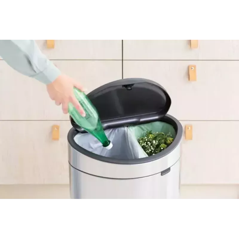 Balde de lixo oval em aço Brabantia 100680