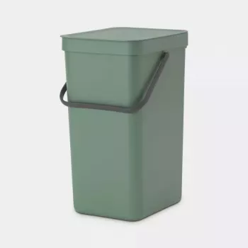 Balde de lixo Brabantia 129827 16L retangular plástico verde