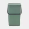 Balde de lixo Brabantia 129964 25 L retangular plástico verde