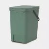 Balde de lixo Brabantia 129964 25 L retangular plástico verde