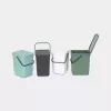 Balde de lixo Brabantia 129940 25 L retangular plástico cinzento